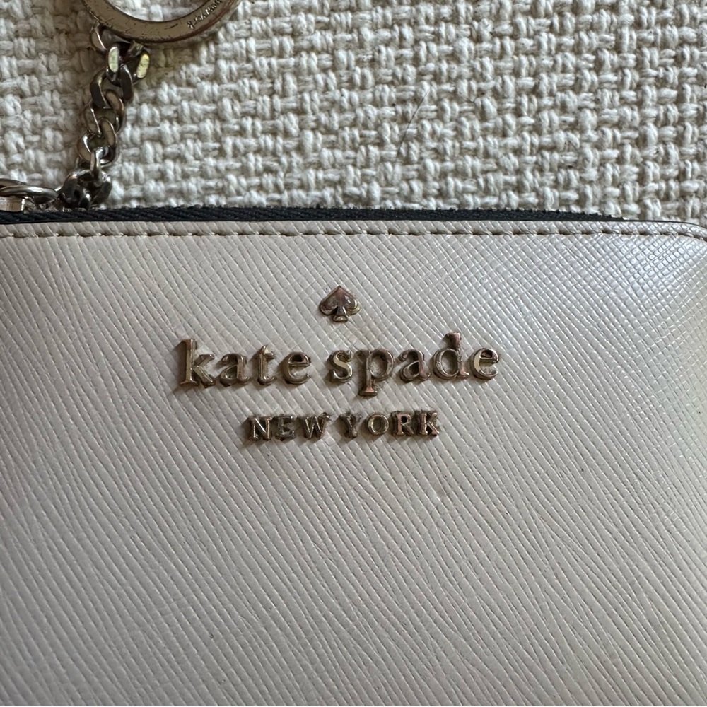 Kate Spade Cream Keychain Wallet - Picture 3 of 7